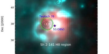 Индийские астрономы изучили рассеянное скопление Teutsch 76