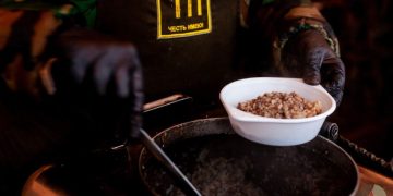 Полевая кухня от кейтеринговой компании Товарищ полковник