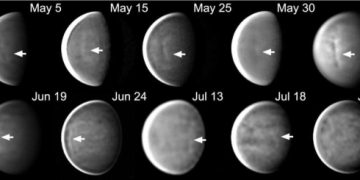 Новое исследование изучает «цунами» в облаках Венеры