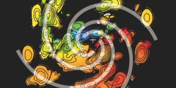 Спиральный узор дает ключ к пониманию того, как формируются звезды большой массы