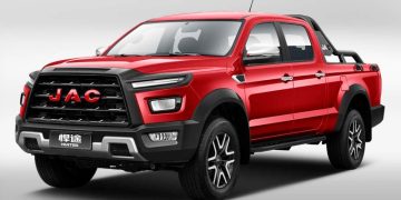 Пикапы JAC Hunter: рестайлинг, гибрид и электромобиль