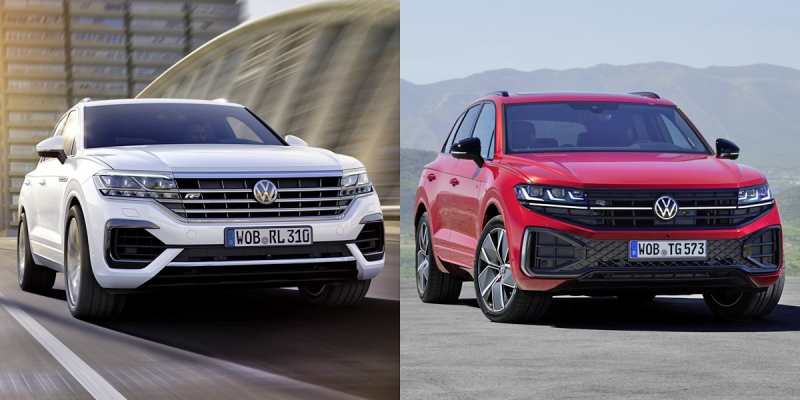 Volkswagen Touareg и светодиодный рестайлинг