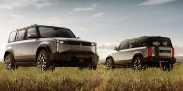 Chery показала электрокроссовер с дизайном «под Defender»