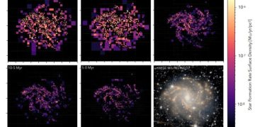 Астрономы исследуют историю звездообразования в галактике Фейерверк