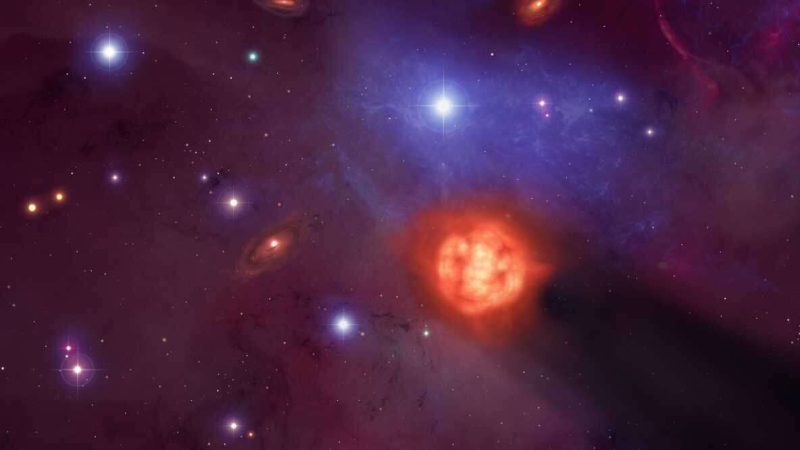 Более старые эволюционировавшие звезды могли повлиять на раннюю Землю 