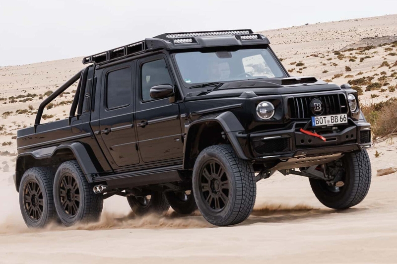 Brabus представил пикапы 6x6 на базе современного Гелендвагена