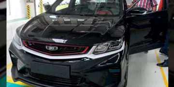 Импортозамещенный Geely Coolray: первое фото