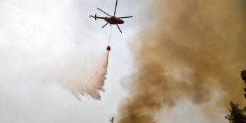 В Греции загорелся лес на Святой Горе Афон