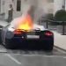 ВИДЕО: в Москве сгорел Lamborghini за 50 млн рублей