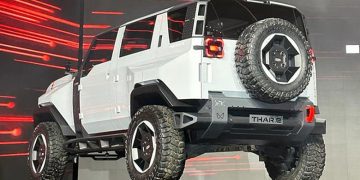 Внедорожник Mahindra Thar.e показал новый стиль
