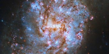 «Хаббл» прислал снимок звездной галактики в созвездии Кита