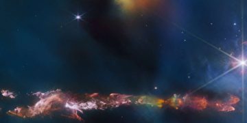 Космический телескоп «Джеймс Уэбб» запечатлел объект Хербига — Аро 797