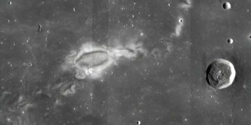 Новое исследование показало, что лунные завихрения связаны с топографией