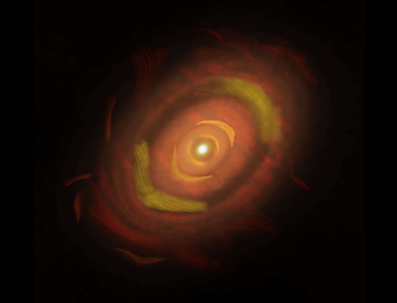 Телескоп ALMA  исследовал протопланетный диск HL Tauri 
