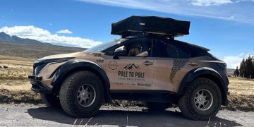 Электромобиль Nissan Ariya проехал от Северного до Южного полюса