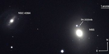 Астрономы исследовали эволюцию близлежащей сверхновой типа Ia