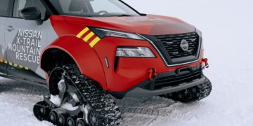 Nissan представил гусеничный X-Trail для горных спасателей