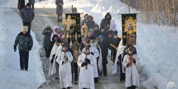 Празднование Крещения в России