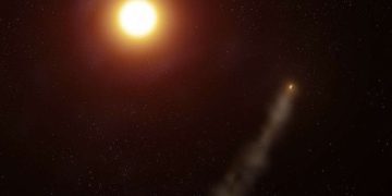 У экзопланеты WASP-69b обнаружили огромный кометоподобный хвост