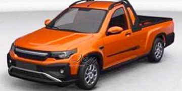 В Сети разместили изображения иранского пикапа SAIPA, который появится в РФ