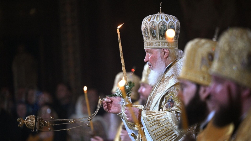 Патриарх Кирилл поздравил военных с Днем защитника Отечества