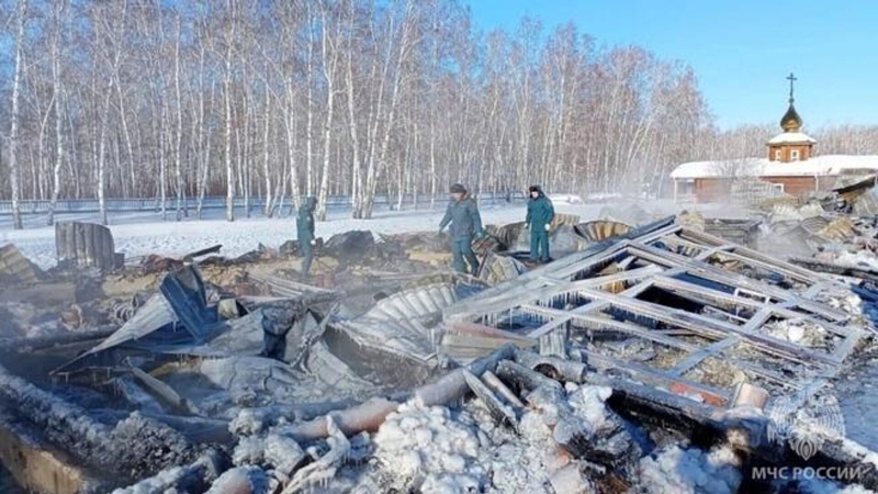 В Омской епархии не считают пожар в монастыре поджогом