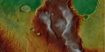 Исследователи предполагают, что марсианские вулканы образовались в результате тектоники плит