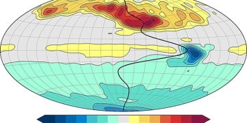 В атмосфере Юпитера обнаружили струю, колебания которой повторяются в течение четырехлетних периодов