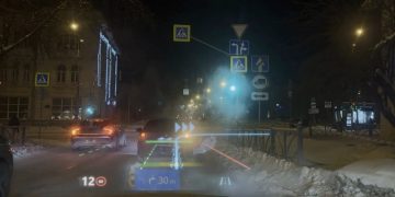 Для электромобиля Atom разработали проекционный дисплей