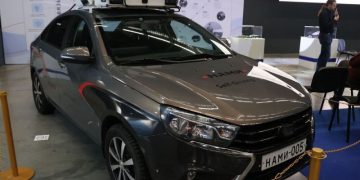 На дорогах России начали тестировать беспилотную Lada Vesta