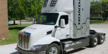 Honda переделала американский тягач на водород