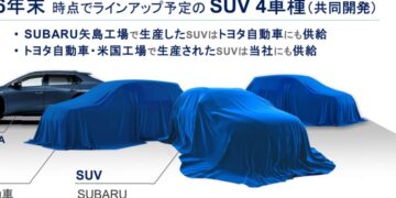 Subaru анонсировала выпуск четырех новых электромобилей