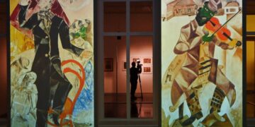 В Еврейском музее в Москве открылась выставка, посвященная Марку Шагалу