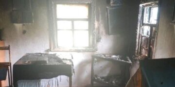 В Кировоградской области подожгли молитвенный дом УПЦ