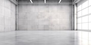 Высококачественная механизированная полусухая стяжка пола.