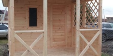 Щитовой дачный домик с верандой: проектирование, строительство и дизайн