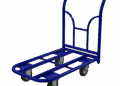 Четырёхколёсная платформенная тележка: надёжный помощник на складе и в быту